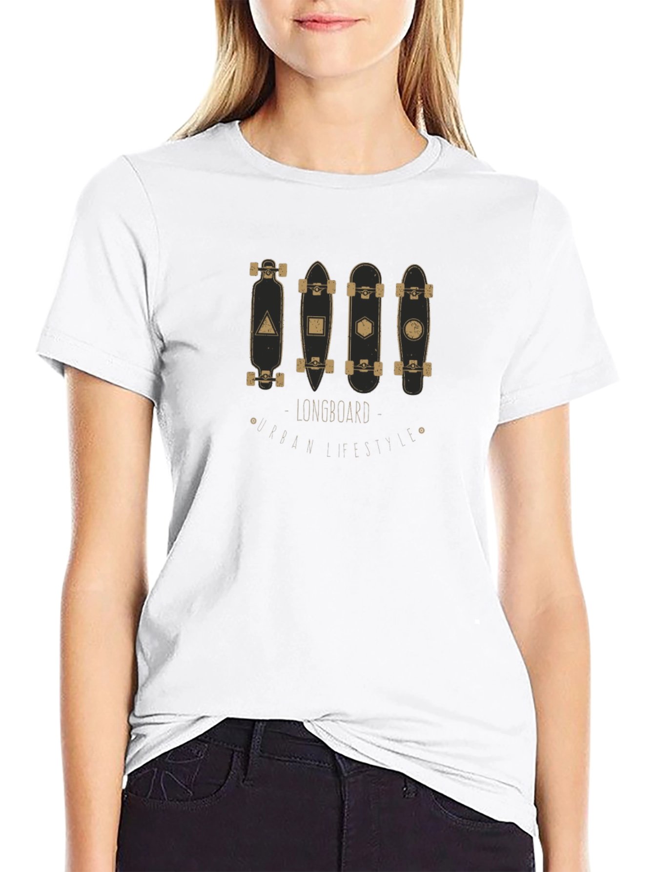 Longboard Urban Lifestyle Graphic T-Shirt