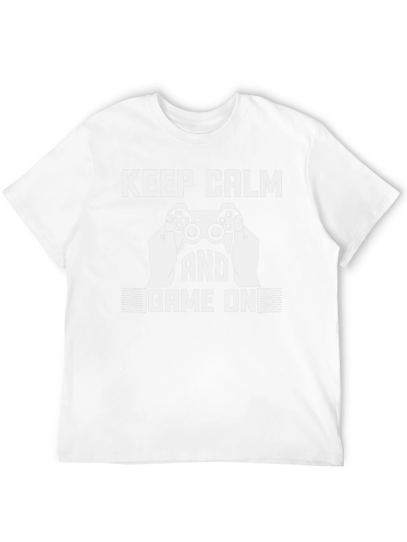 Keep Calm and Game On Black T-Shirt