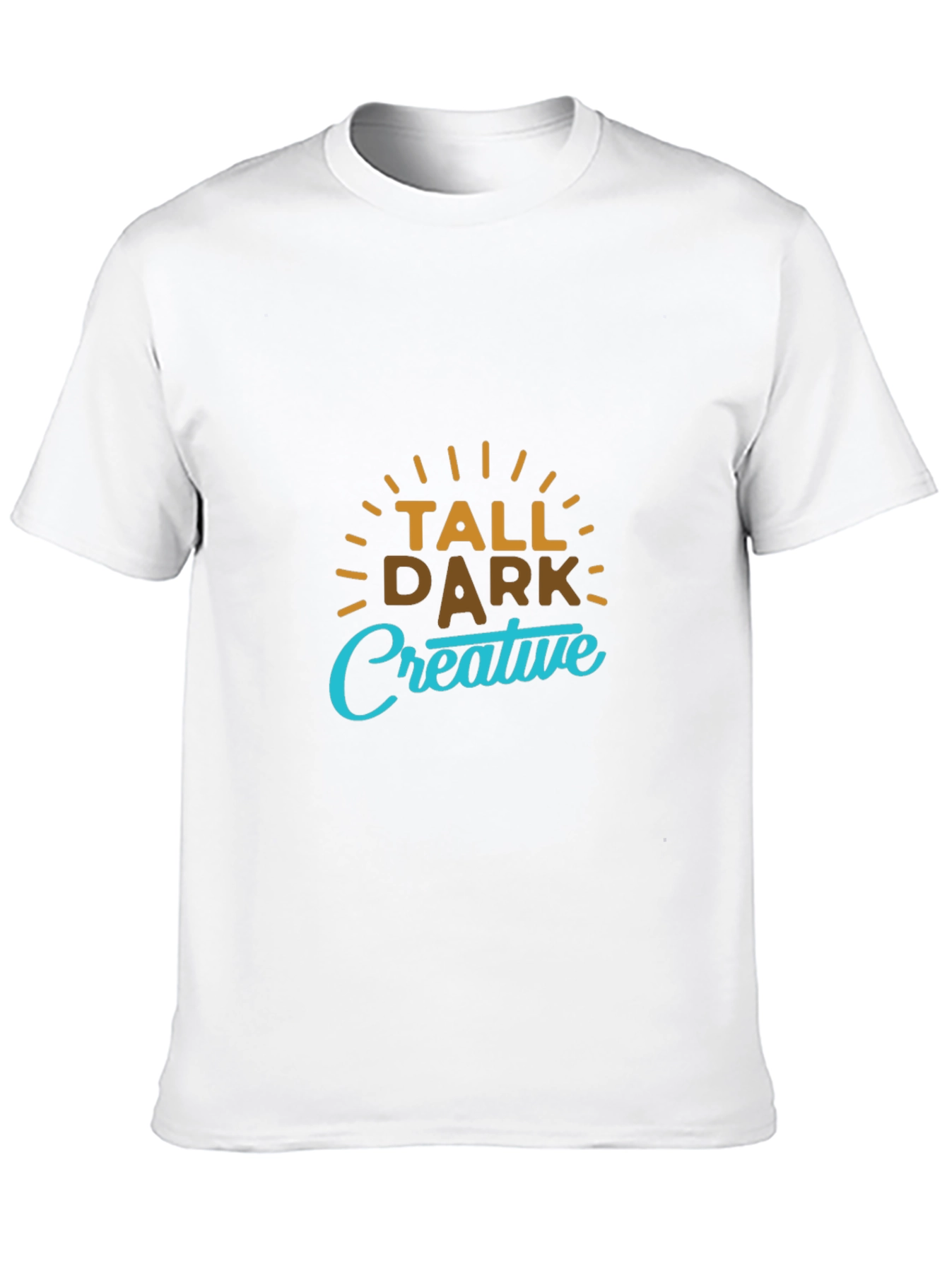 Tall Dark Creative Graphic T-Shirt