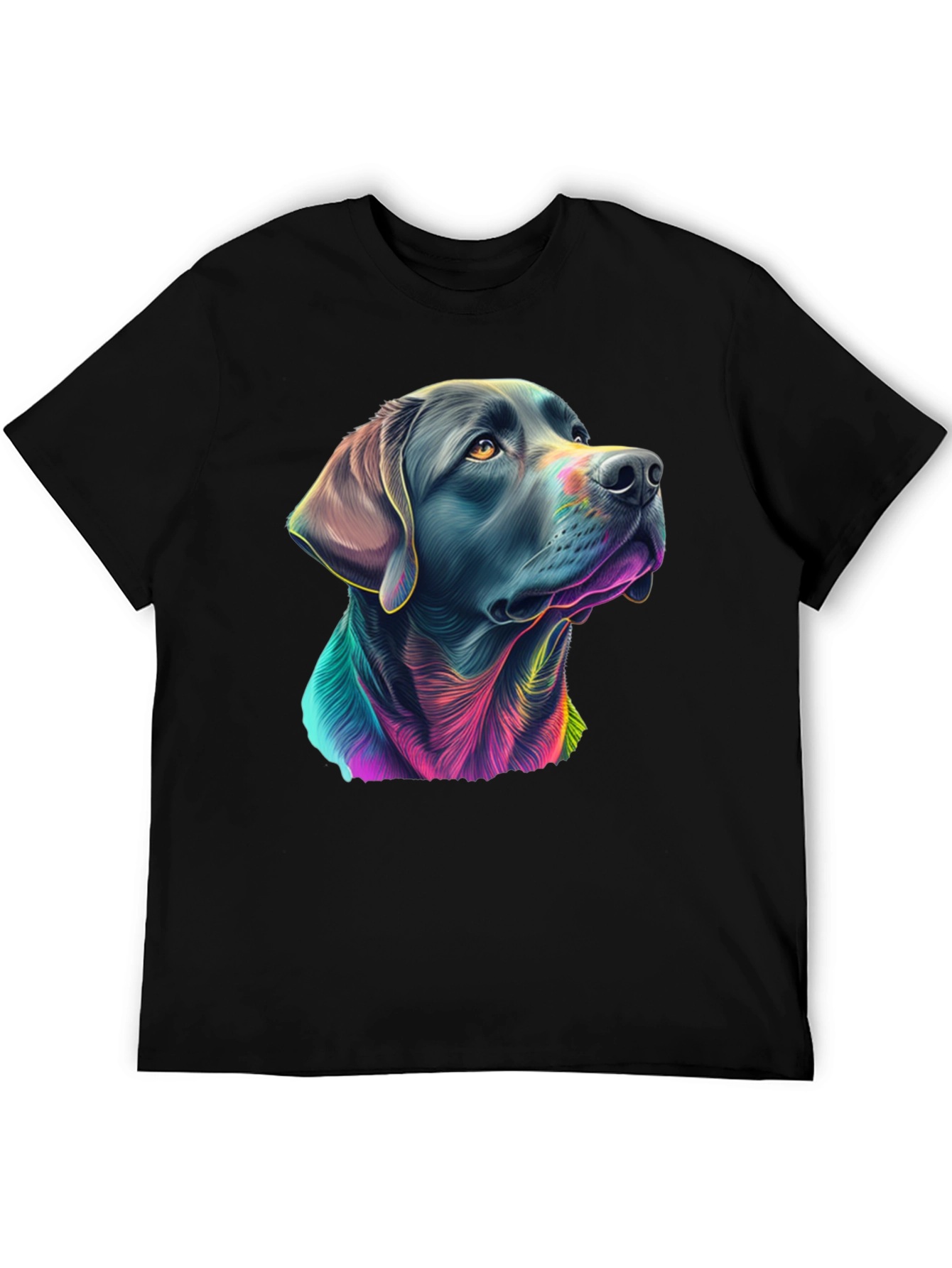 Black Labrador Dog Graphic T-Shirt