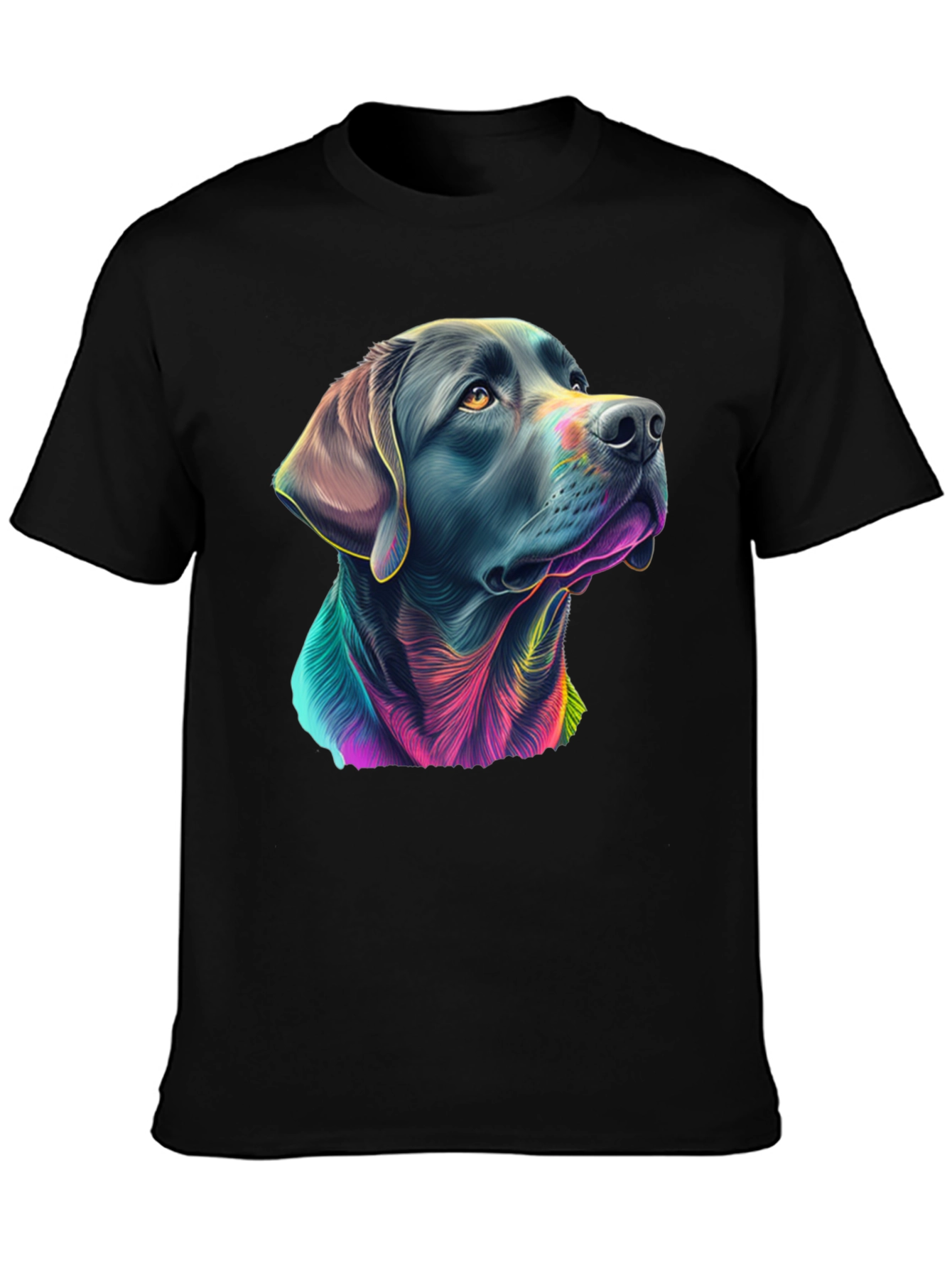 Black Labrador Dog Graphic T-Shirt