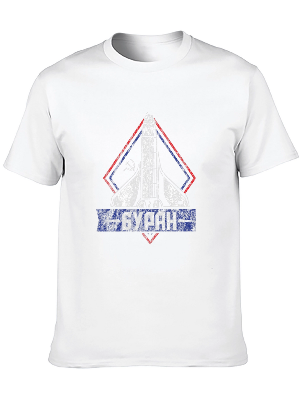 Soviet Shuttle Buran Graphic T-Shirt