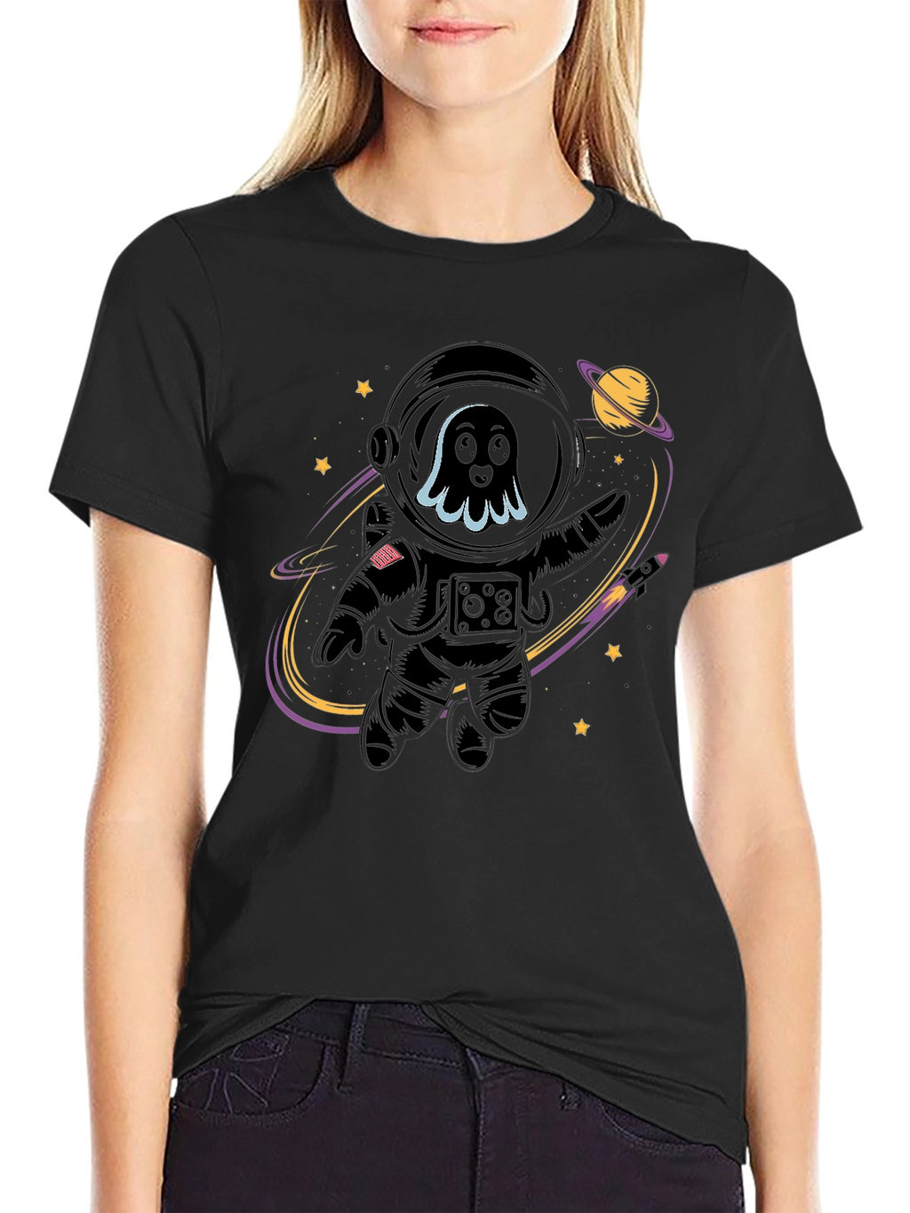 Astronaut Ghost Graphic Tee