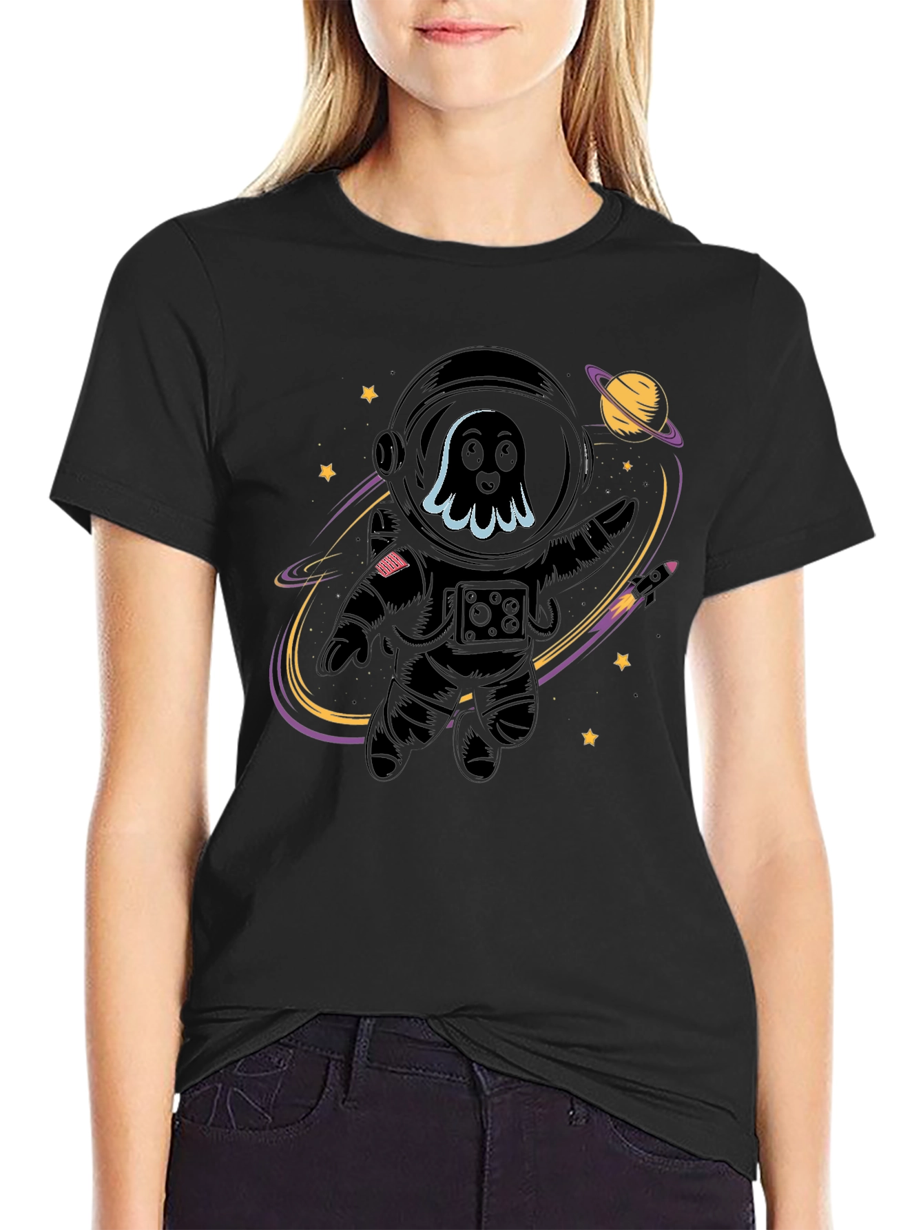 Astronaut Ghost Graphic Tee