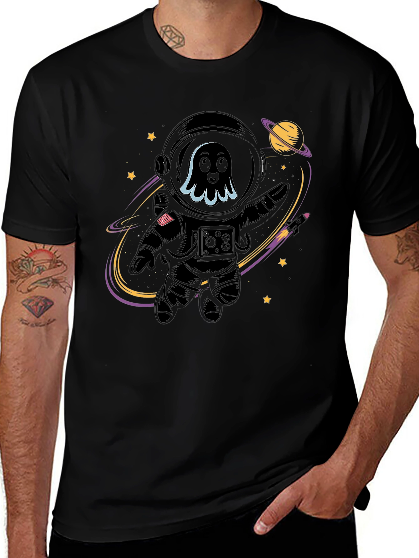 Astronaut Ghost Graphic Tee