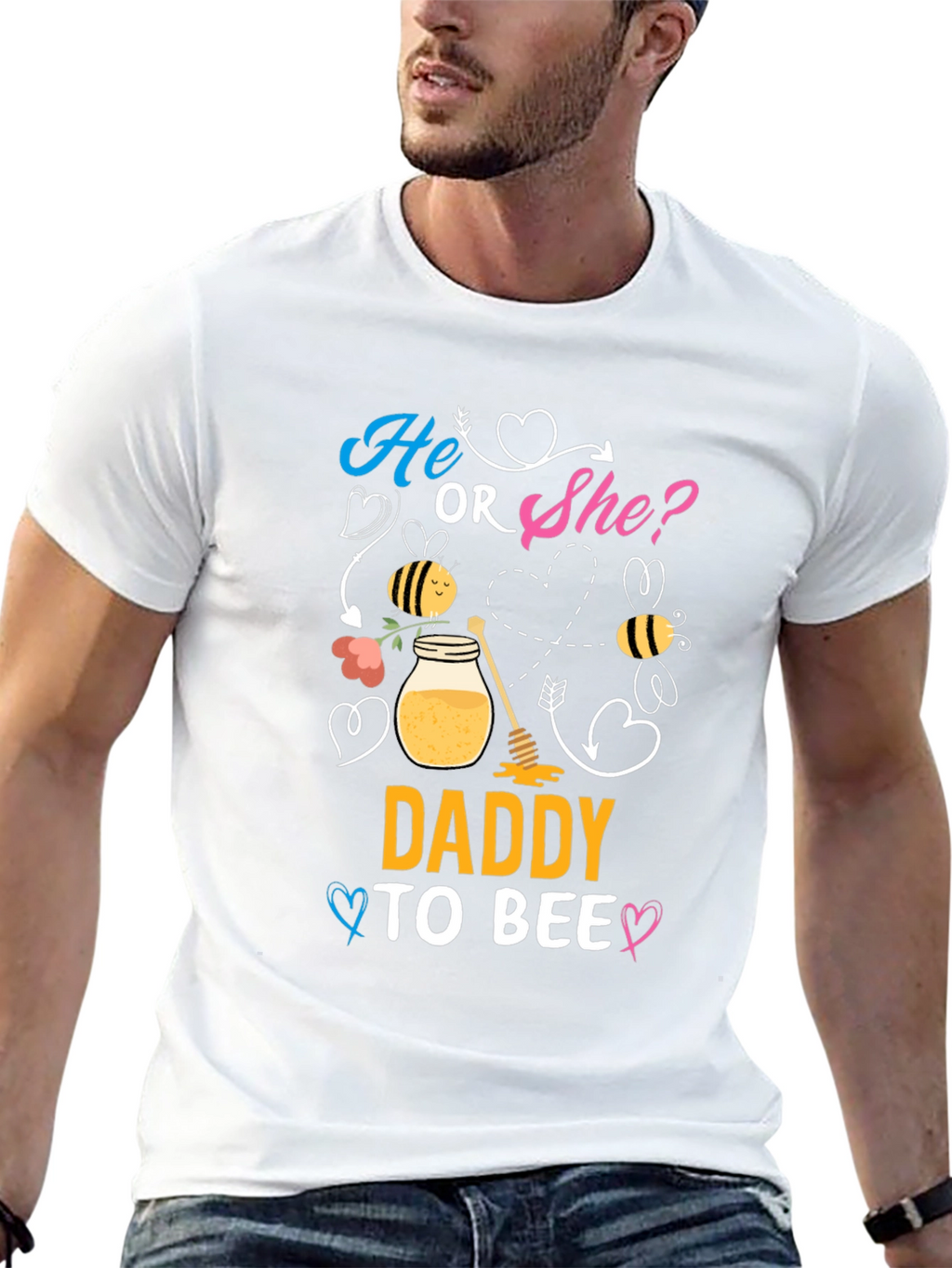 Daddy To Bee T-Shirt - Gender Reveal