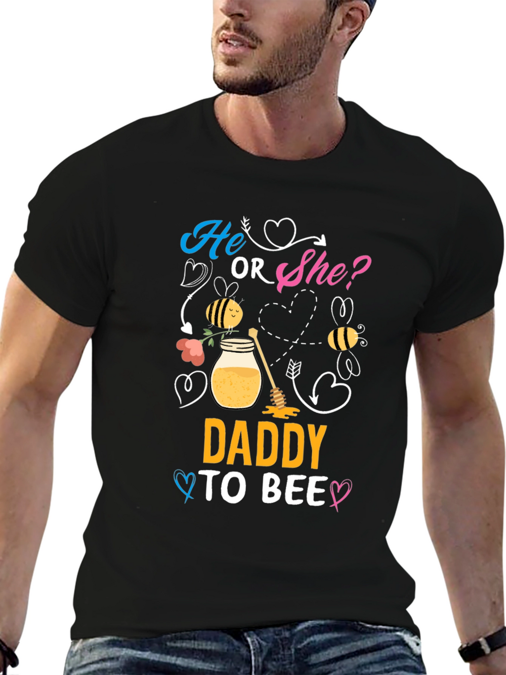 Daddy To Bee T-Shirt - Gender Reveal
