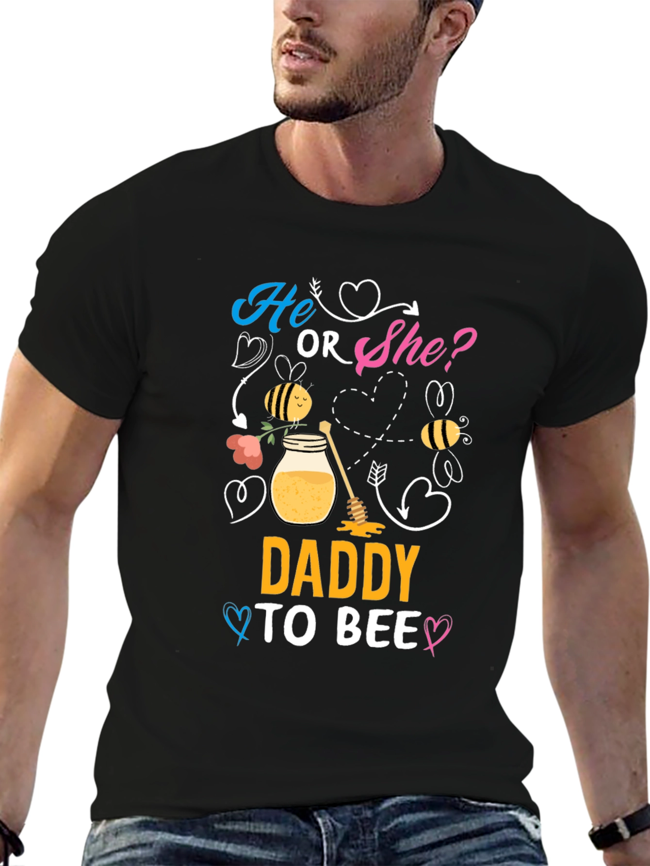 Daddy To Bee T-Shirt - Gender Reveal