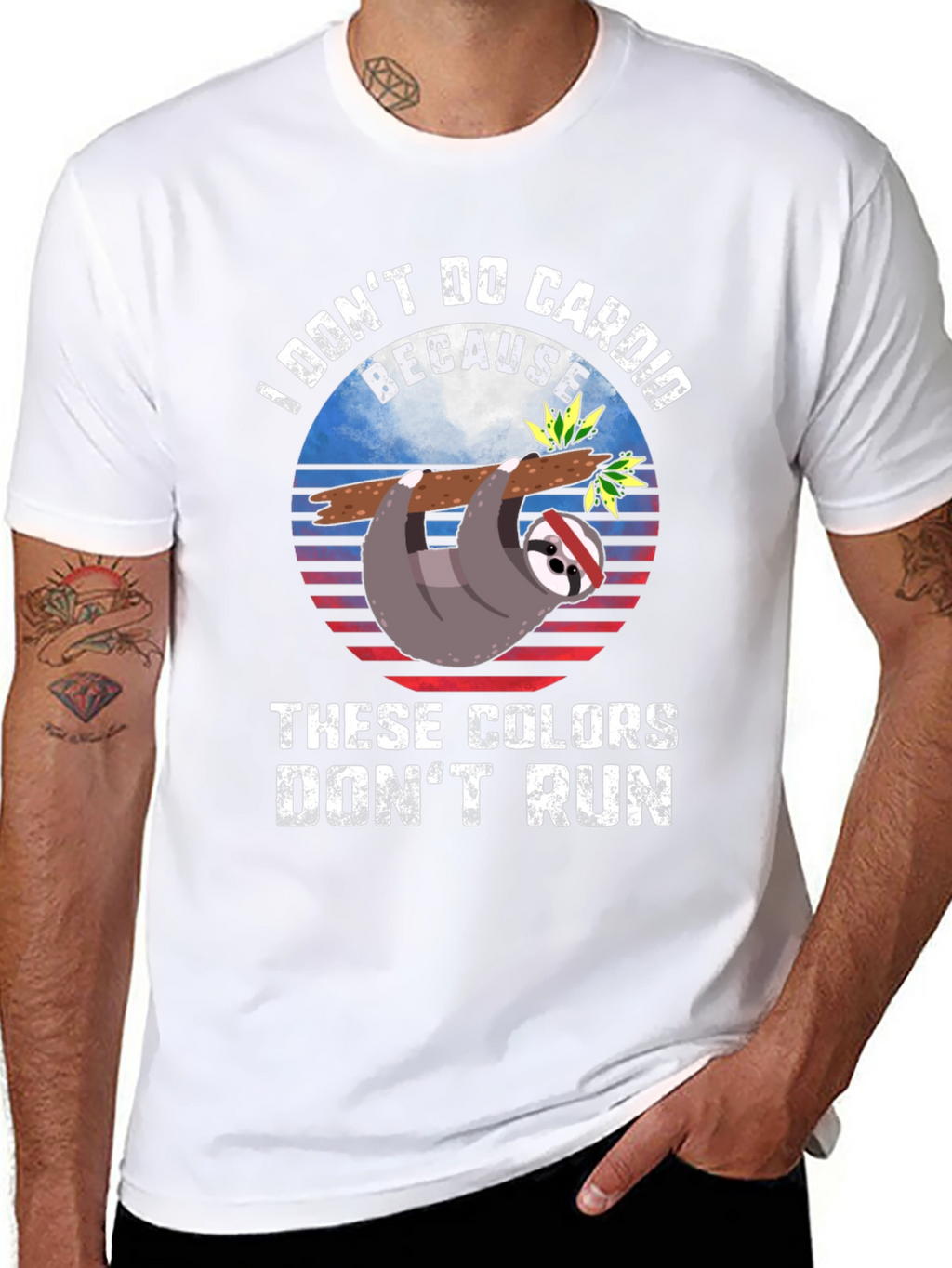 I Dont Do Cardio Sloth T-Shirt