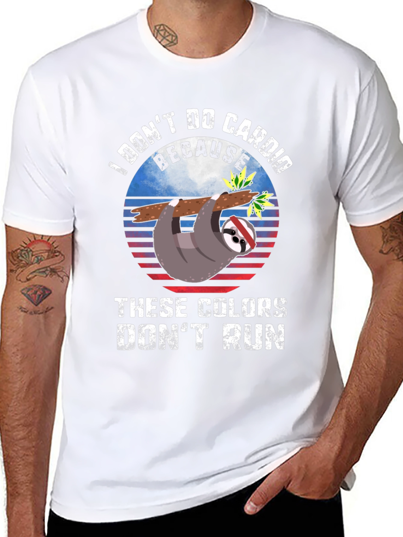 I Dont Do Cardio Sloth T-Shirt
