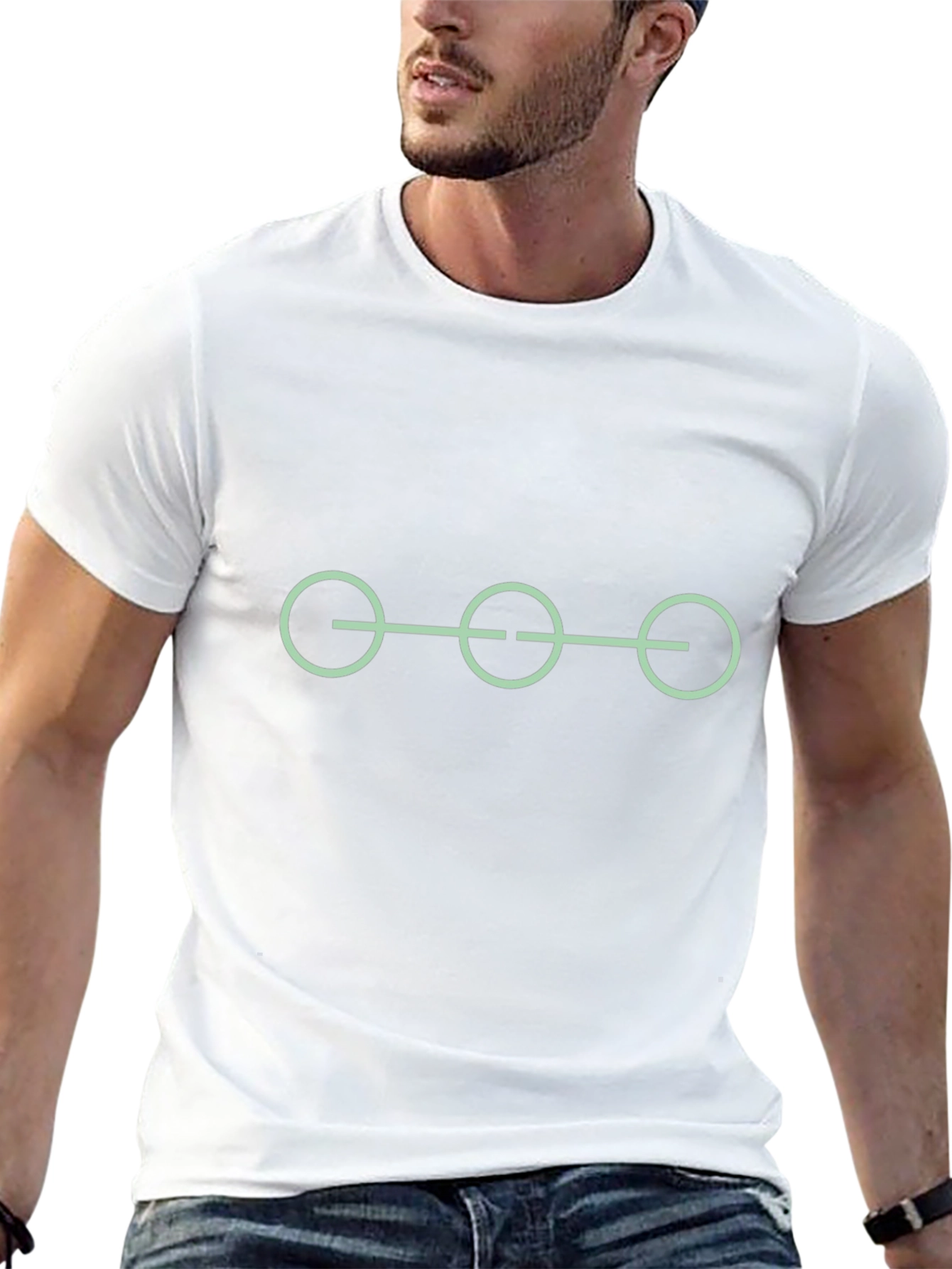 Minimalist Graphic Tee - Three Circles