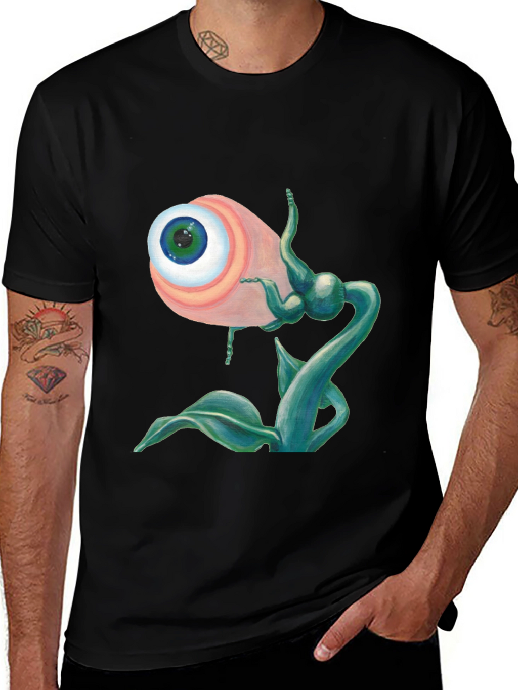 Eye Plant Graphic T-Shirt - Unique Design!