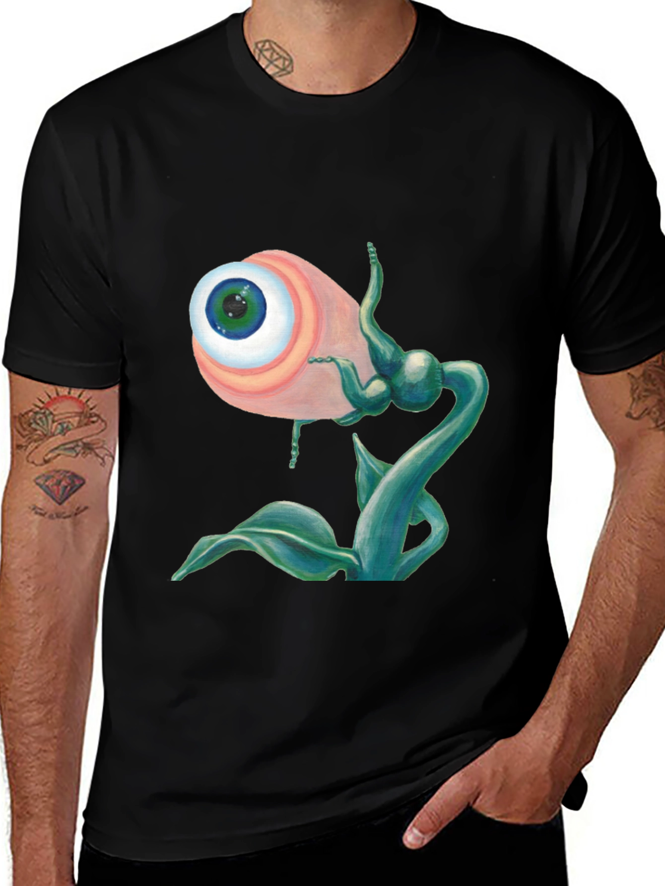 Eye Plant Graphic T-Shirt - Unique Design!