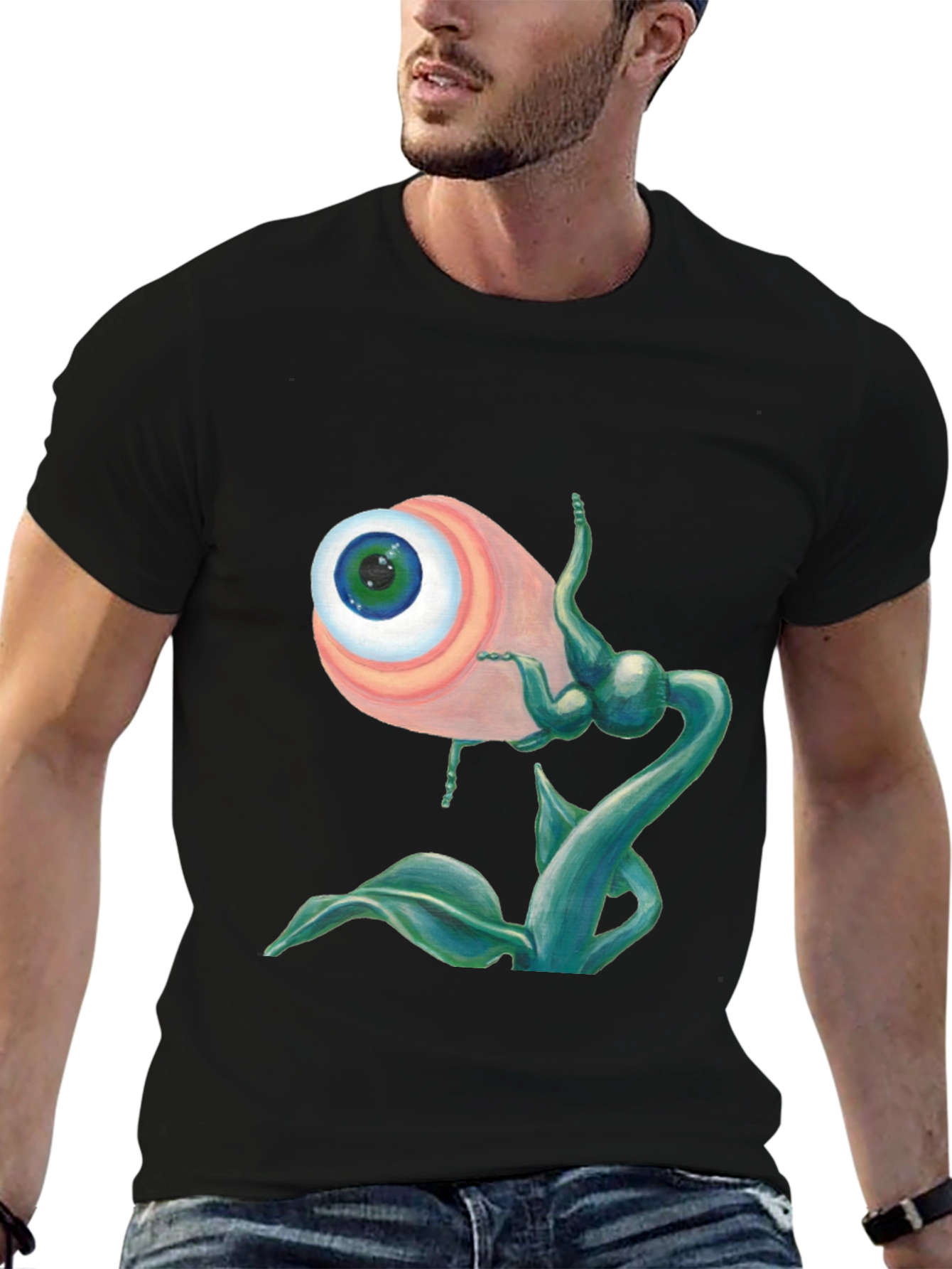 Eye Plant Graphic T-Shirt - Unique Design!