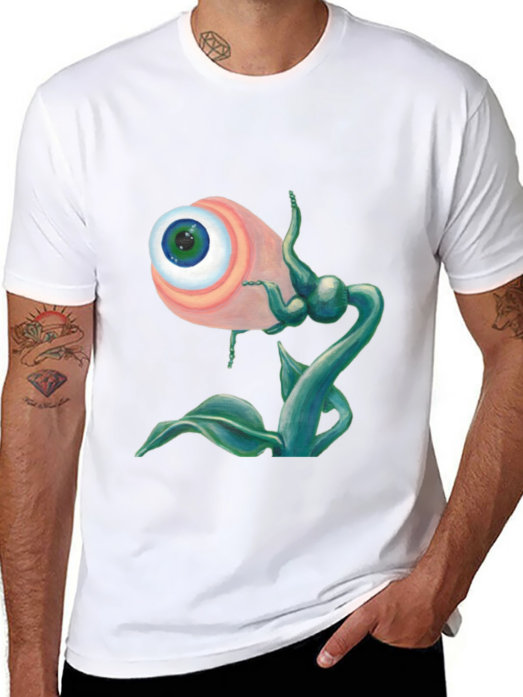 Eye Plant Graphic T-Shirt - Unique Design!