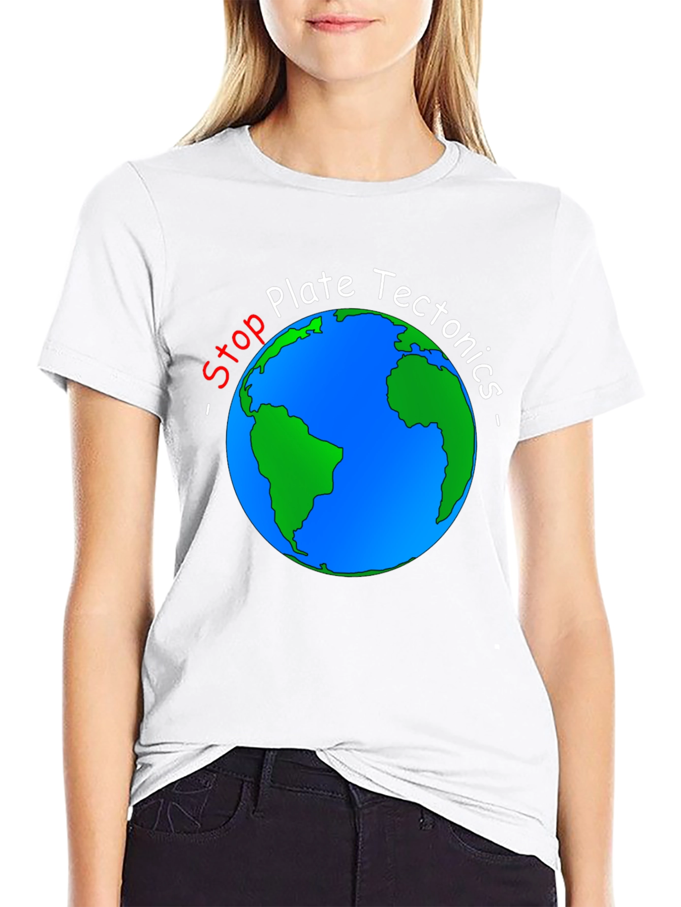 Stop Plate Tectonics Earth Graphic Tee