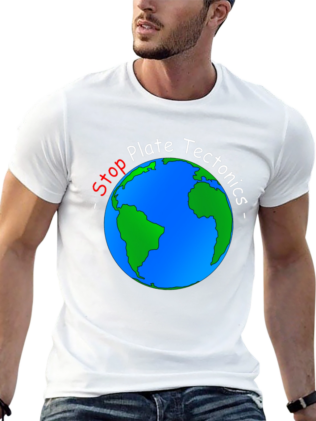 Stop Plate Tectonics Earth Graphic Tee