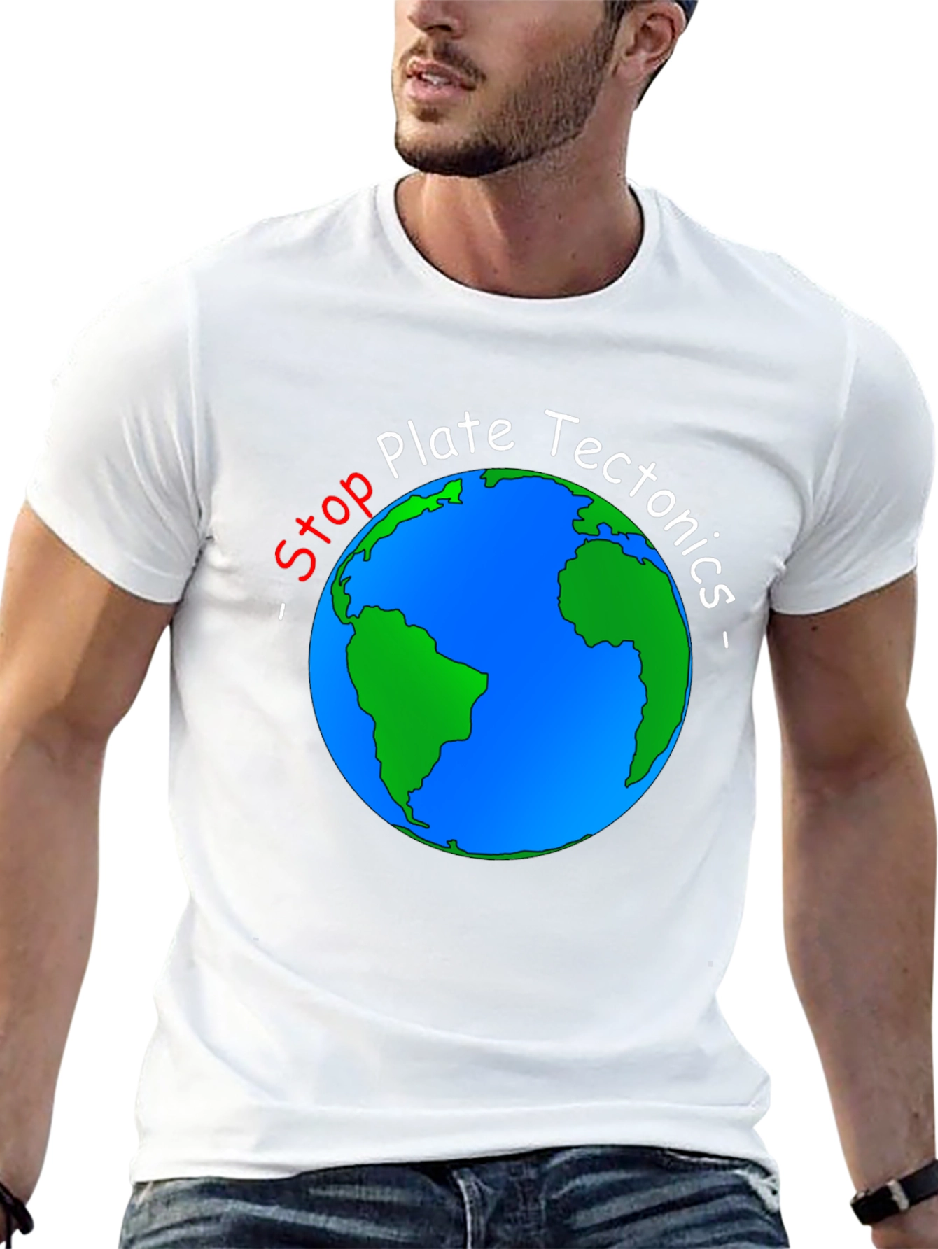 Stop Plate Tectonics Earth Graphic Tee