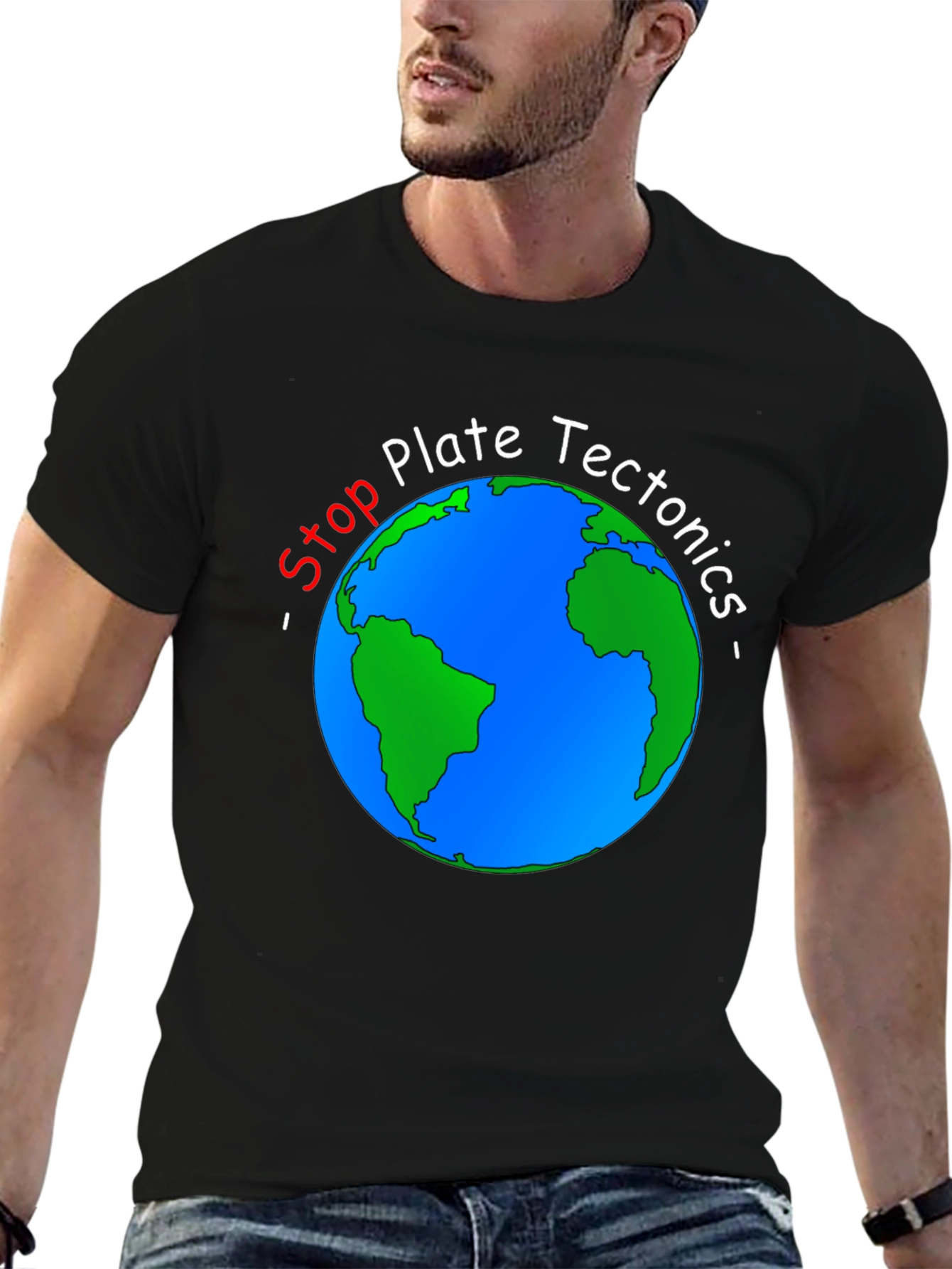 Stop Plate Tectonics Earth Graphic Tee