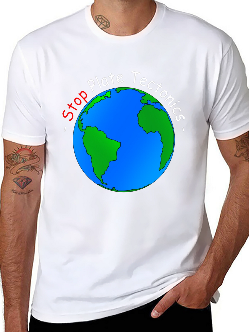 Stop Plate Tectonics Earth Graphic Tee