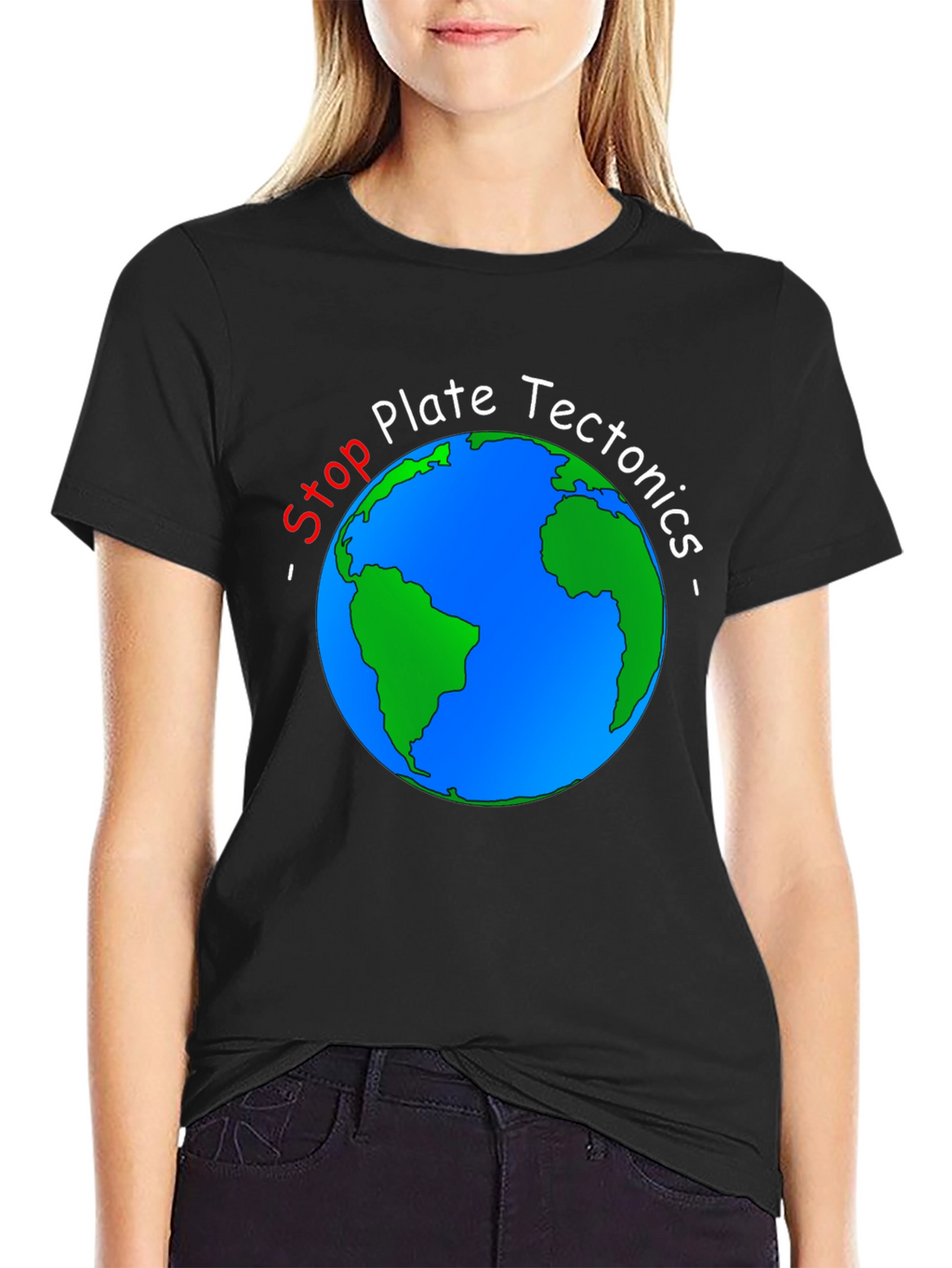 Stop Plate Tectonics Earth Graphic Tee