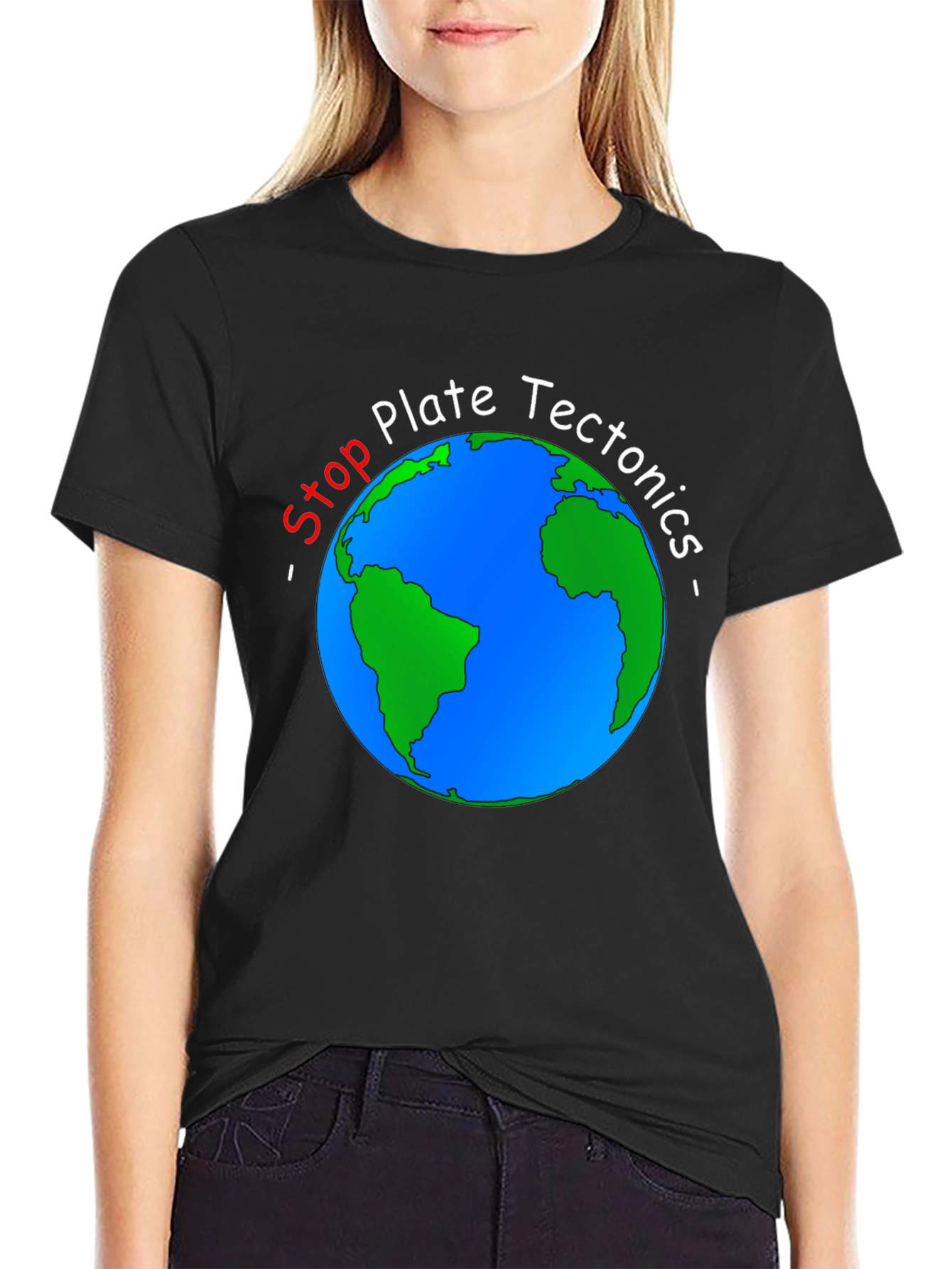 Stop Plate Tectonics Earth Graphic Tee