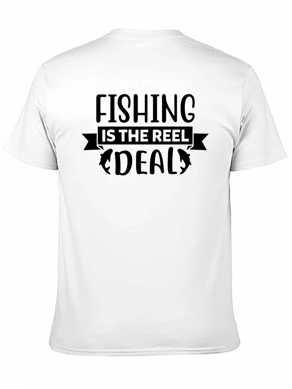 Fishing Is The Reel Deal Black T-Shirt