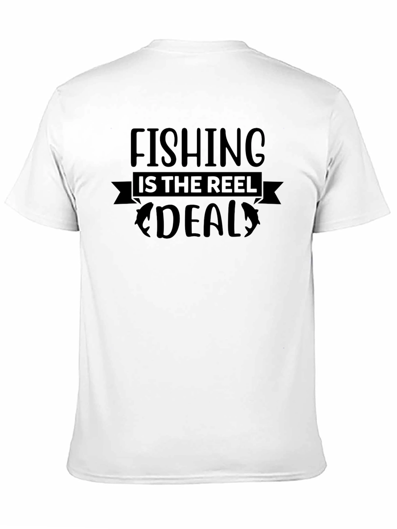 Fishing Is The Reel Deal Black T-Shirt