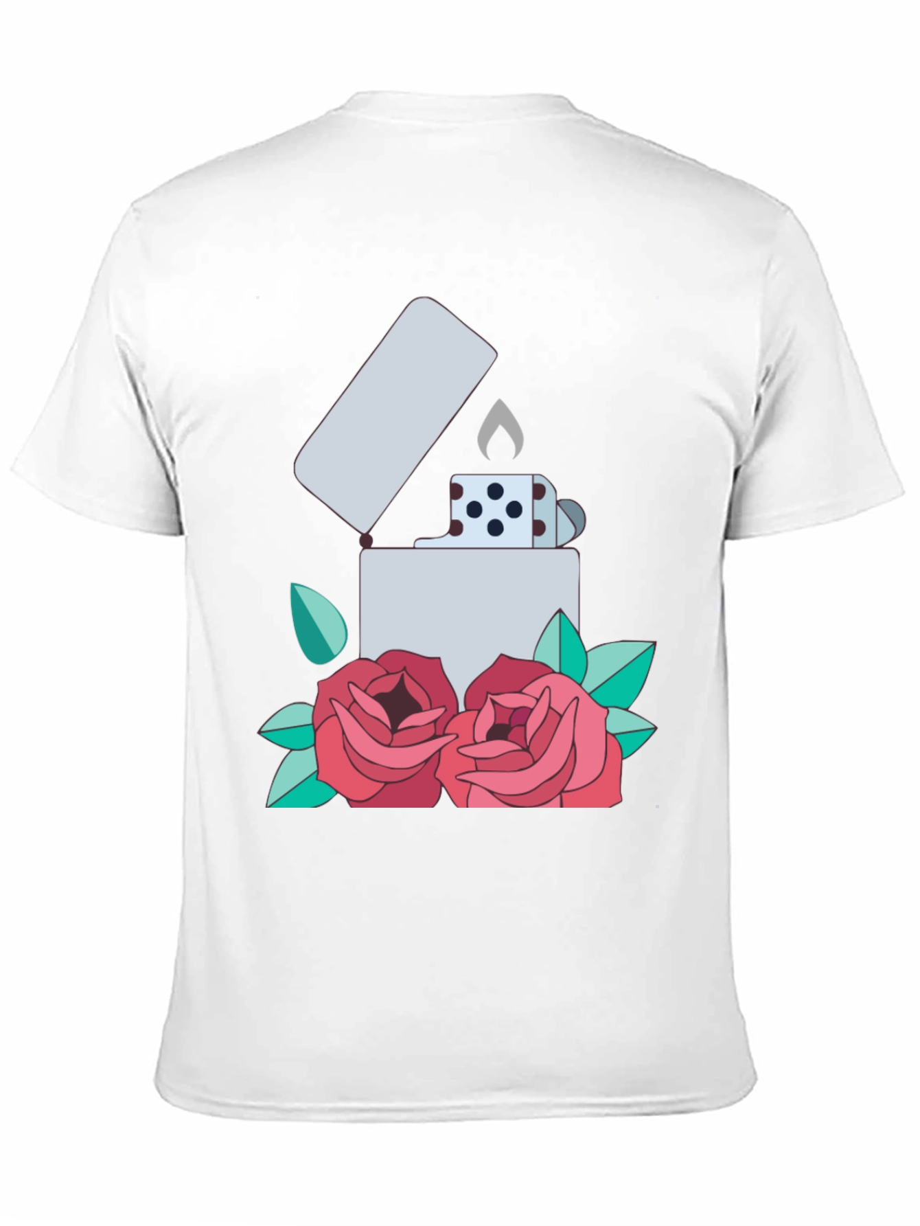 Lighter & Roses Graphic T-Shirt