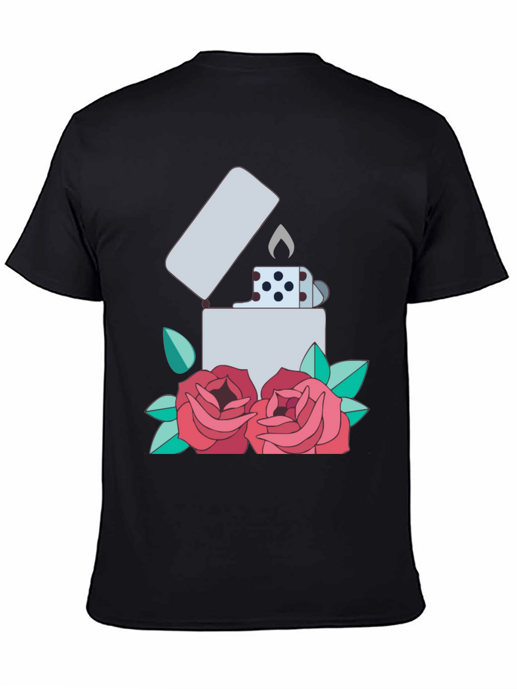Lighter & Roses Graphic T-Shirt