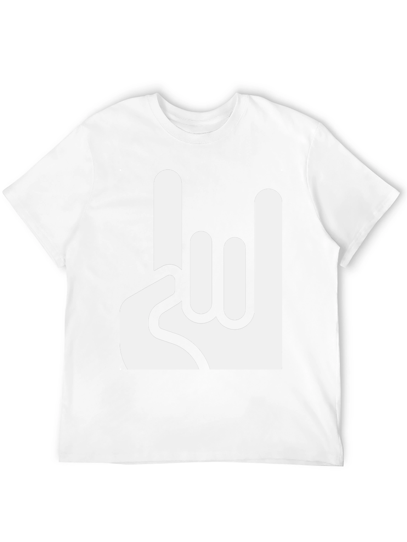 Rock On! Graphic Print Black T-Shirt