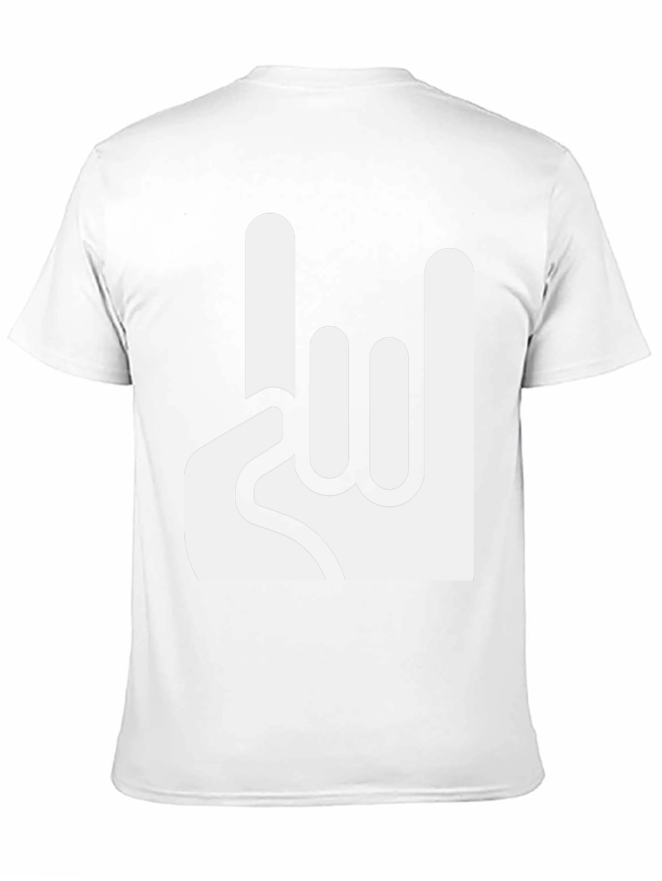Rock On! Graphic Print Black T-Shirt