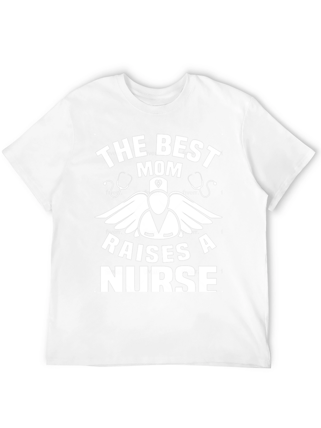 The Best Mom Raises a Nurse Black Graphic Tee