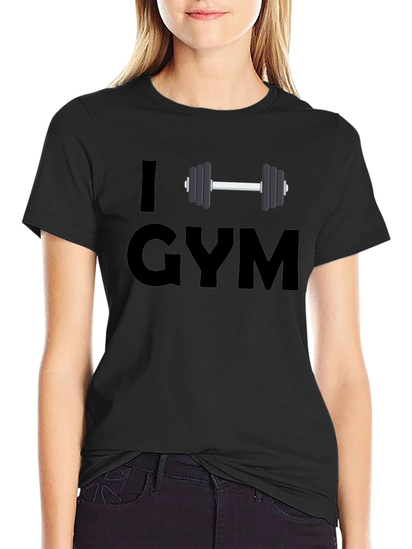 I Love Gym T-Shirt - Workout Fitness Apparel
