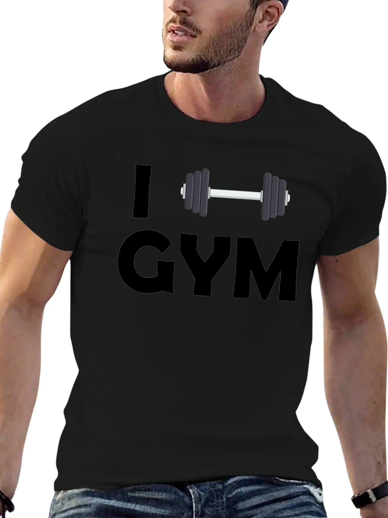 I Love Gym T-Shirt - Workout Fitness Apparel