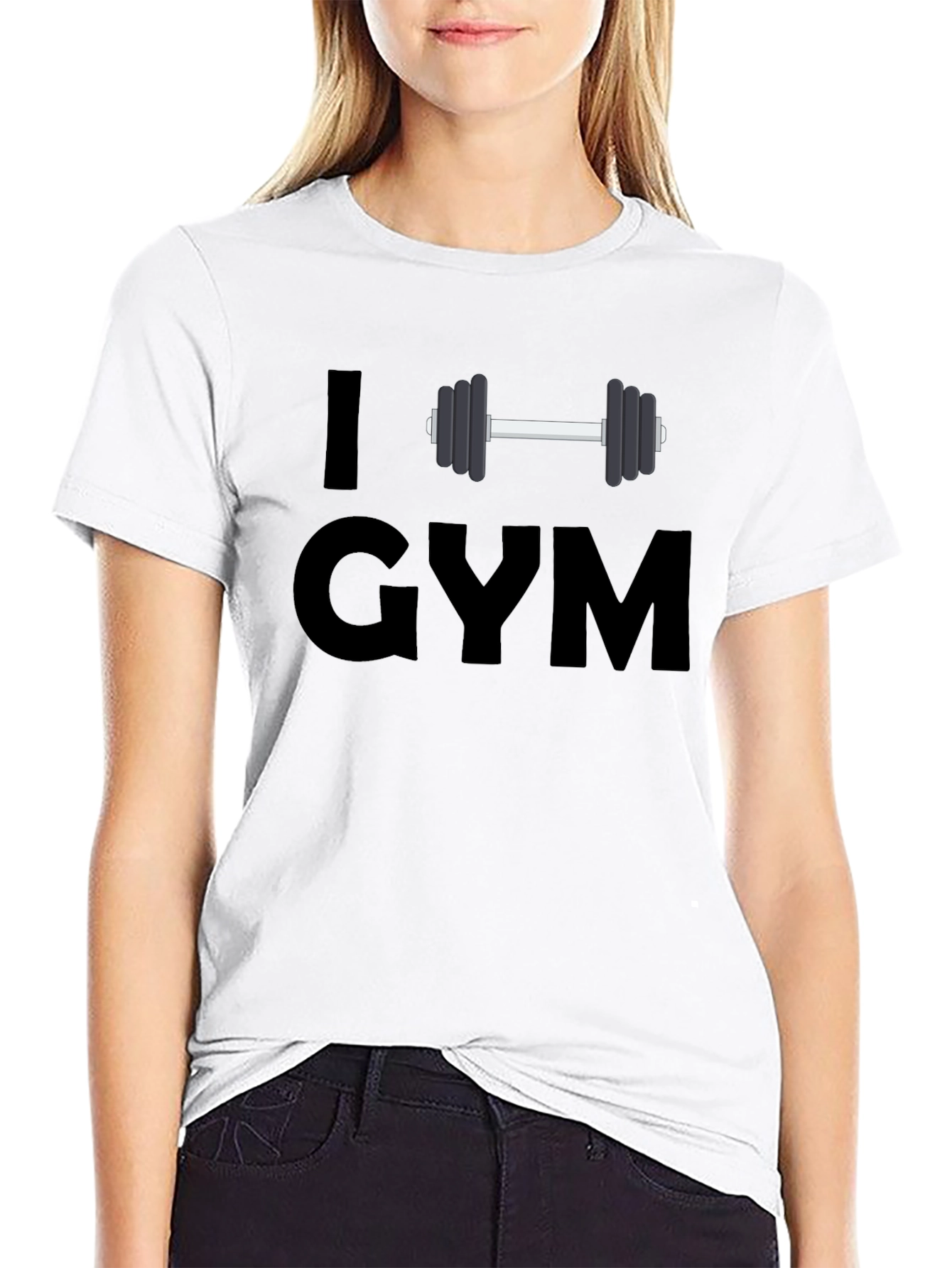 I Love Gym T-Shirt - Workout Fitness Apparel