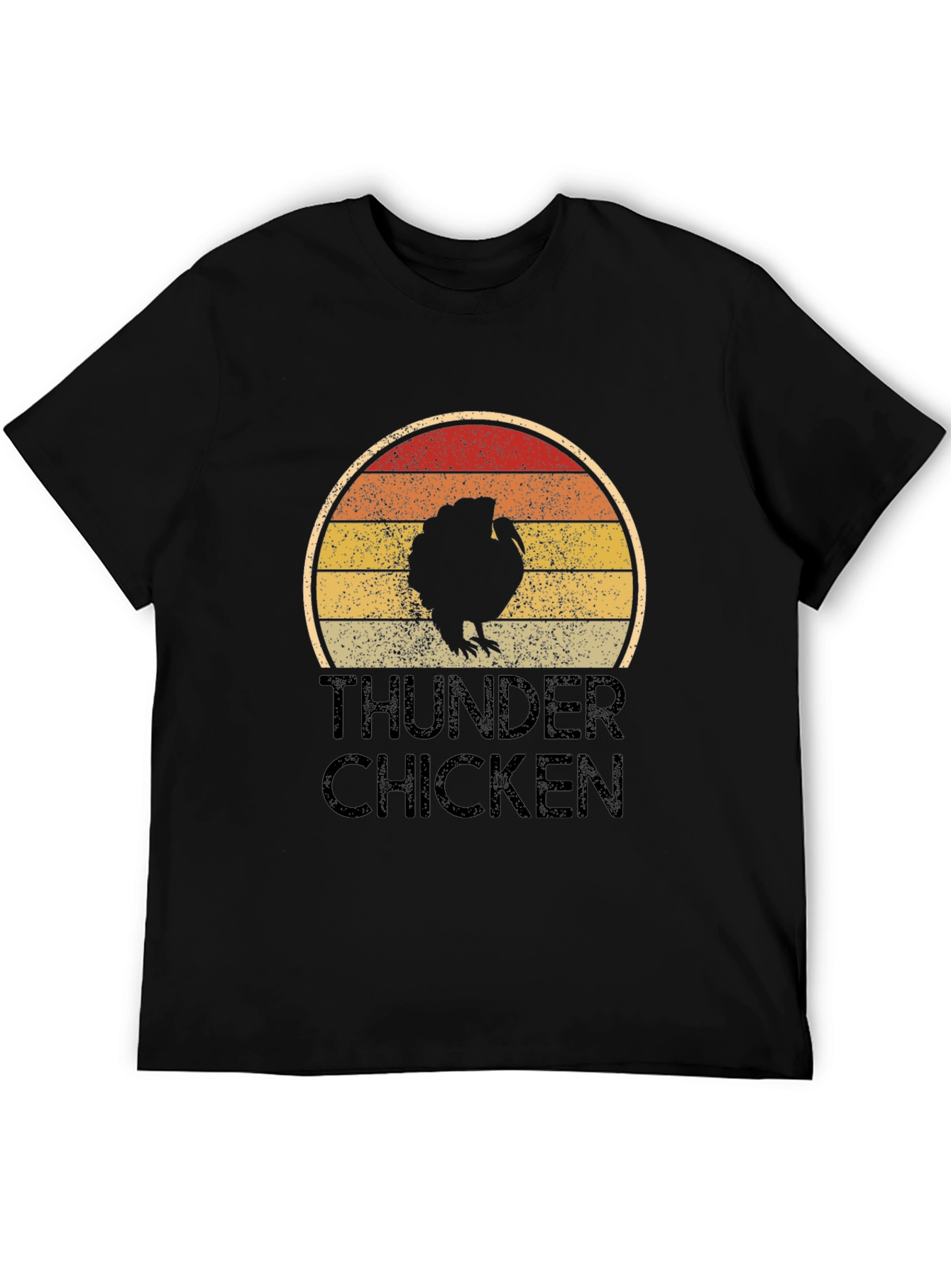 Thunder Chicken T-Shirt - Retro Turkey Design