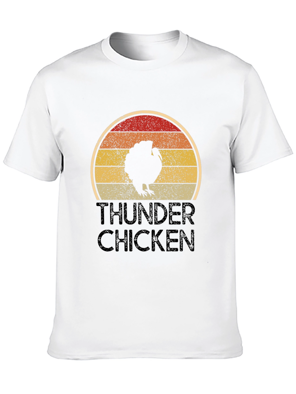 Thunder Chicken T-Shirt - Retro Turkey Design