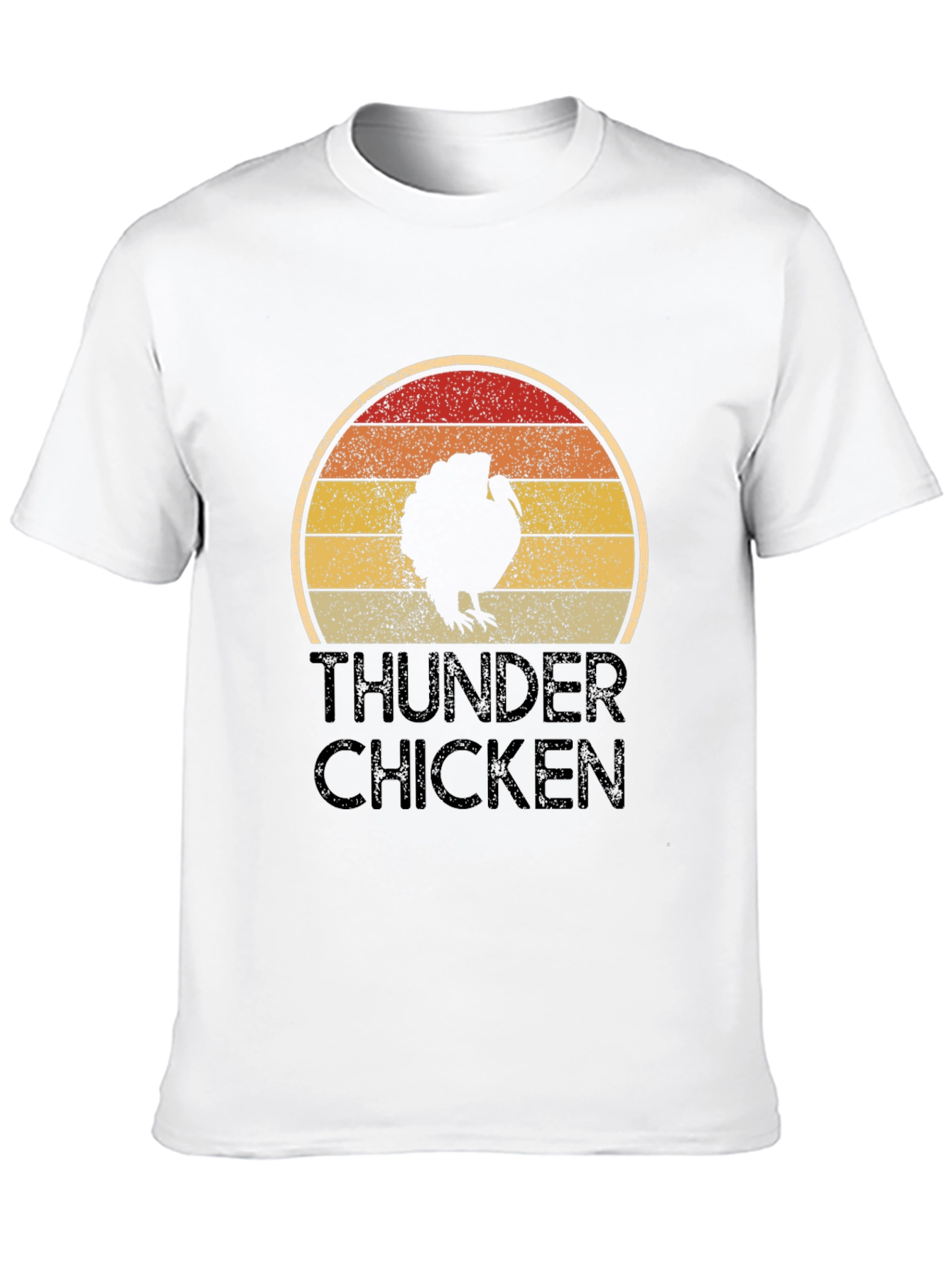 Thunder Chicken T-Shirt - Retro Turkey Design