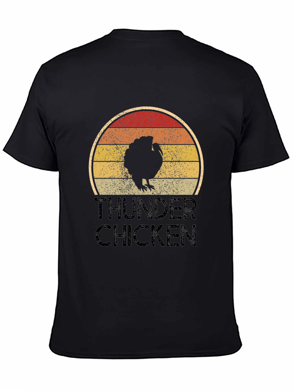 Thunder Chicken T-Shirt - Retro Turkey Design