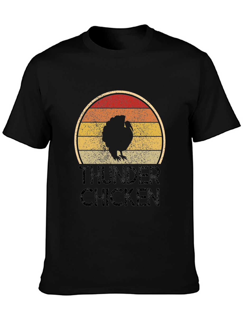 Thunder Chicken T-Shirt - Retro Turkey Design