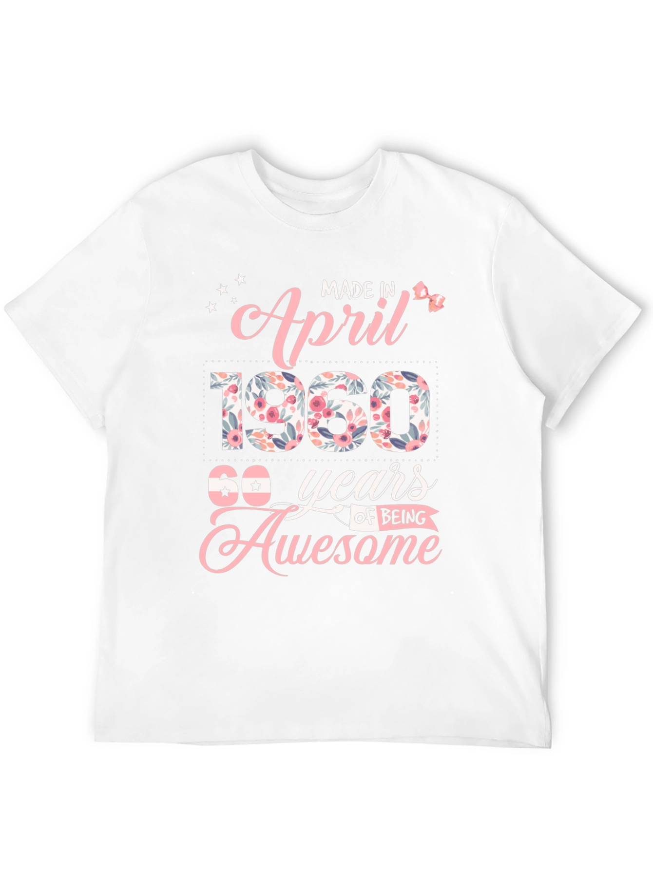 Made in April 1960 60th Birthday T-Shirt