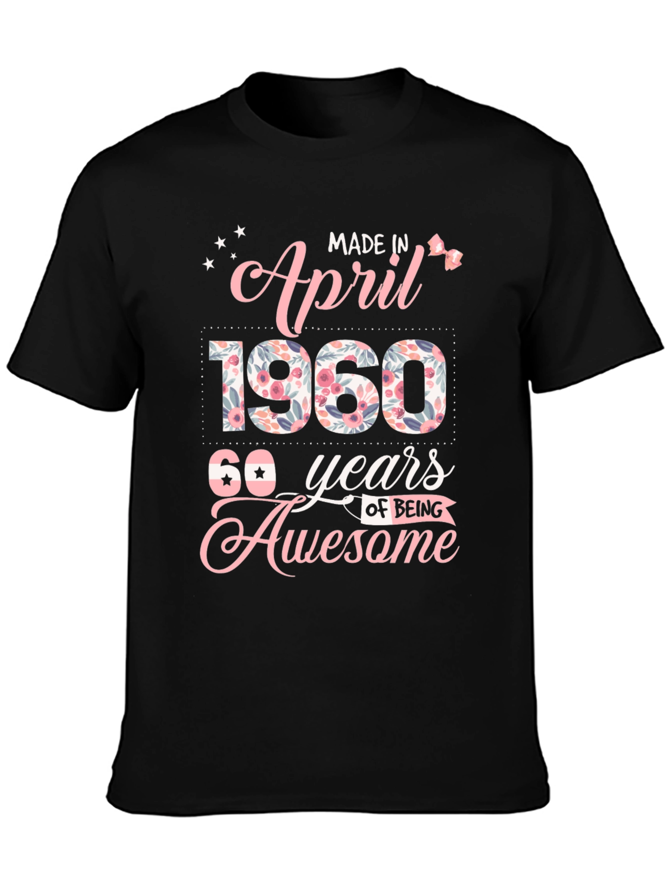 Made in April 1960 60th Birthday T-Shirt