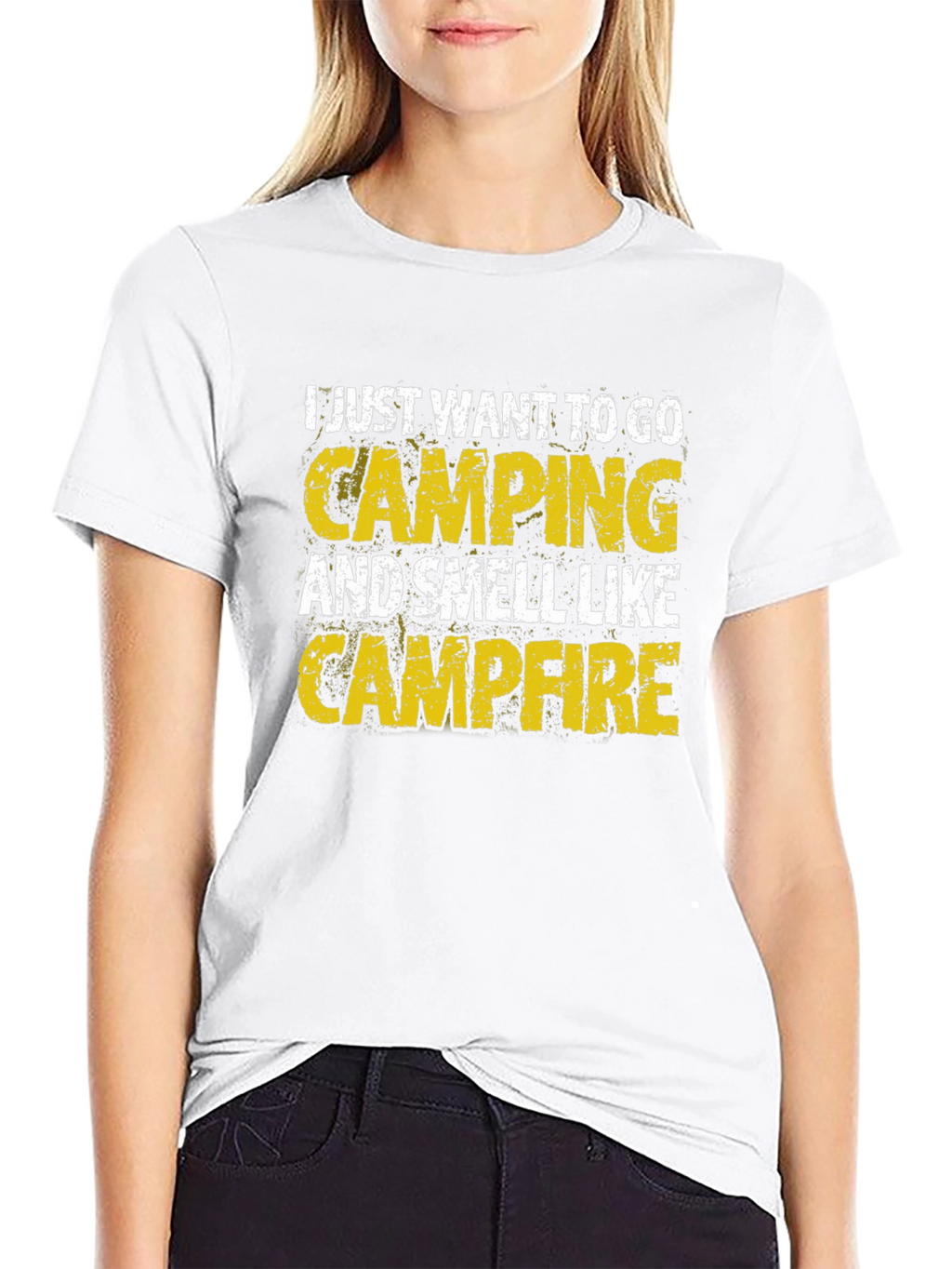 Camping Campfire Smell Graphic T-Shirt