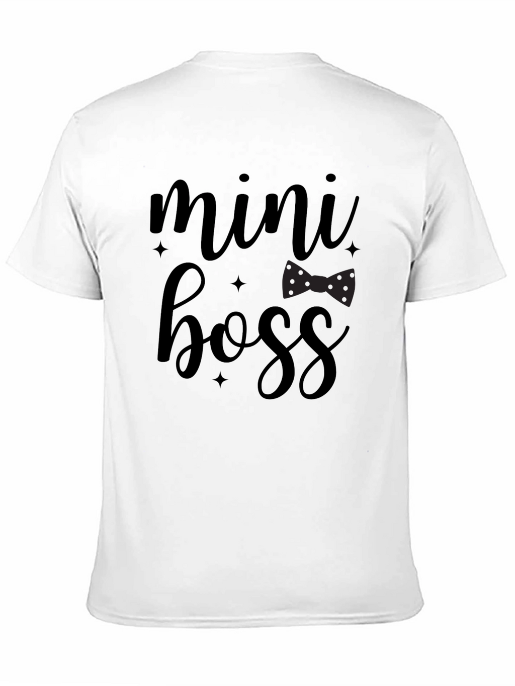Mini Boss Graphic T-Shirt - Trendy Black Tee
