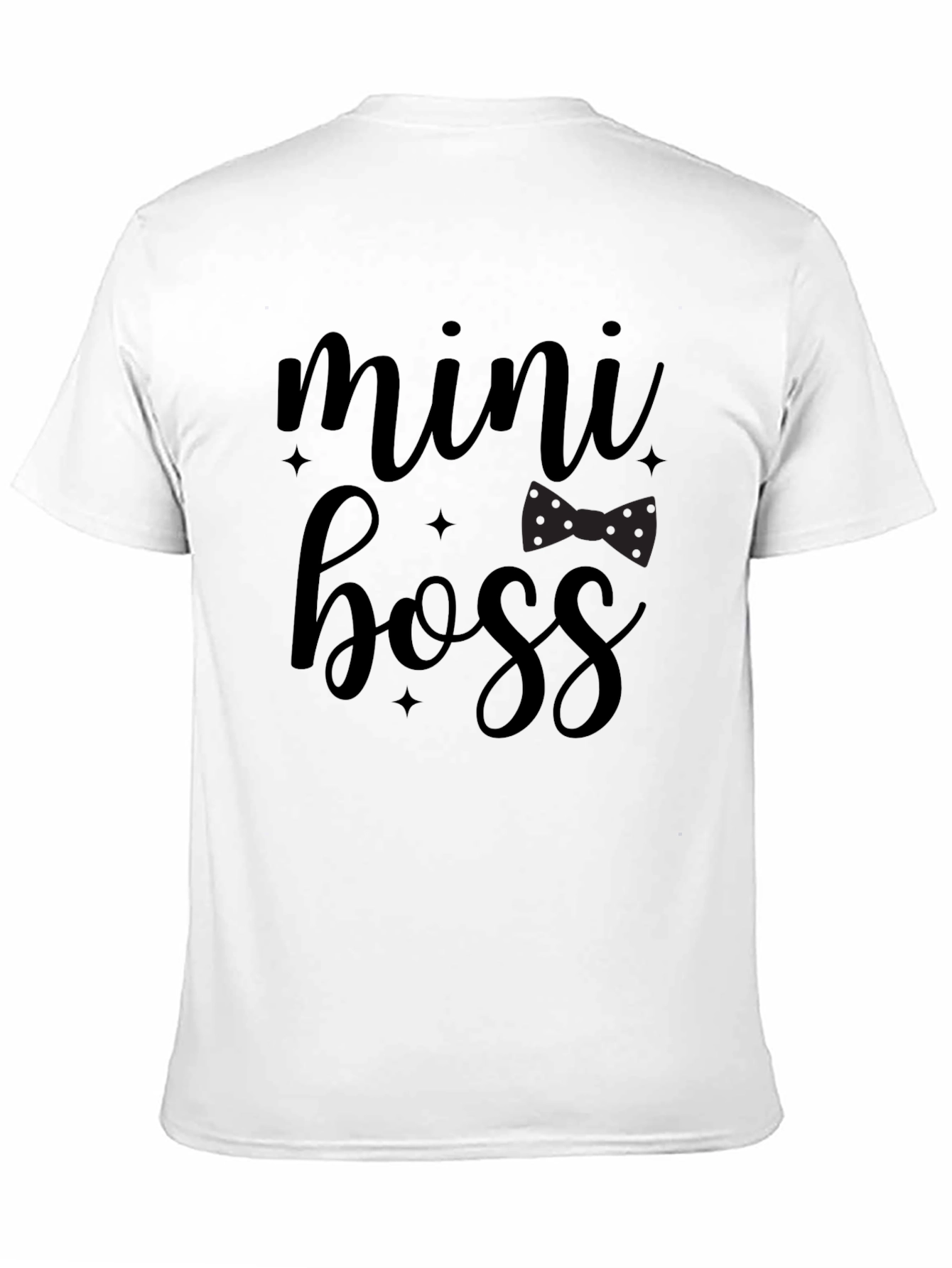 Mini Boss Graphic T-Shirt - Trendy Black Tee