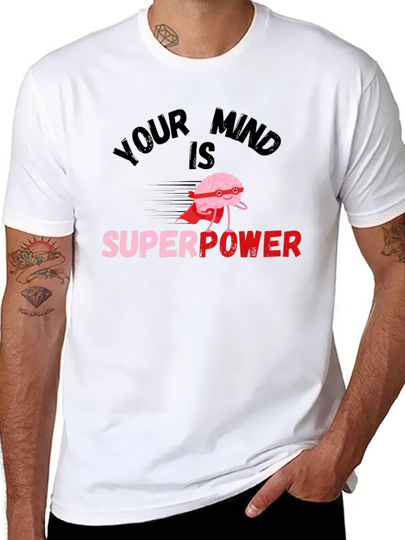 Brain Superpower T-Shirt - Mind Power Tee