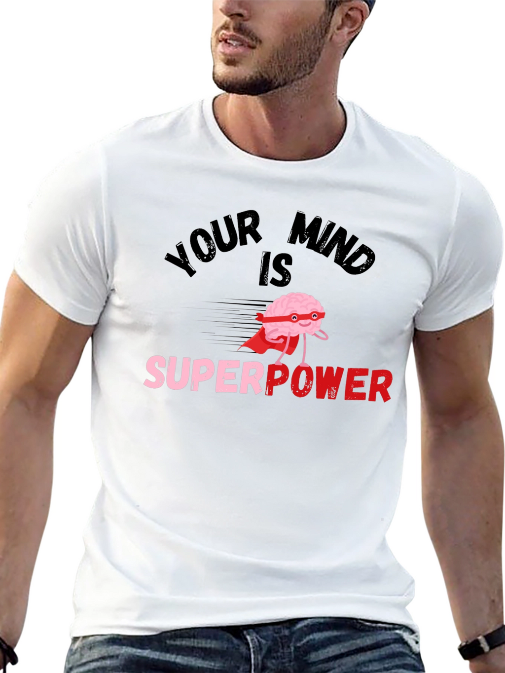 Brain Superpower T-Shirt - Mind Power Tee