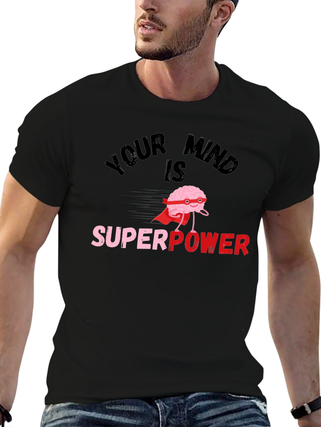Brain Superpower T-Shirt - Mind Power Tee