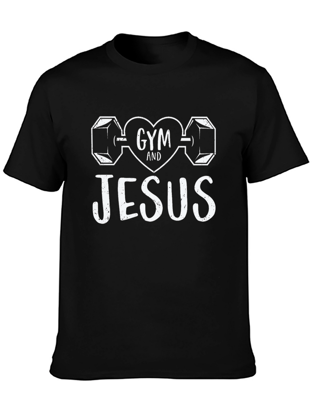 Gym and Jesus T-Shirt - Workout Christian Apparel